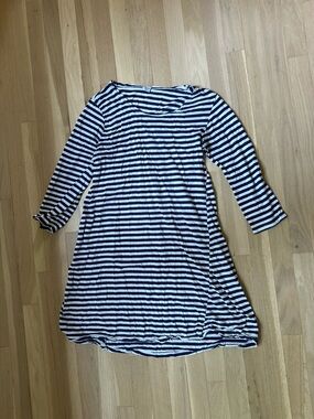Christina Lehr Women's Striped Long Sleeve Blue & White one-size